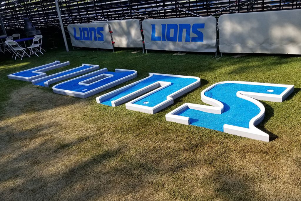 Detroit Lions Mini Golf